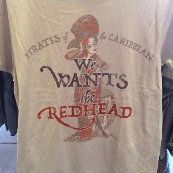 we wants the redhead disney shirt